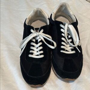 Madewell Black and White Athletic Shoes Low-Top